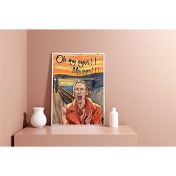 friends phoebe scene art design poster - wallart print