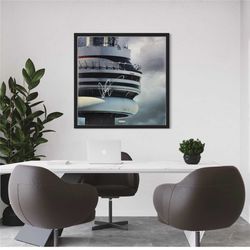 drake views album poster print - stylish canvas wall art for modern home & office decor - unique music lover gift idea