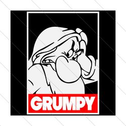 Grumpy Dwarf Disney Svg, Trending Svg, Grumpy Svg, Disney Grumpy, Dwarf Svg, Grumpy Dwarf, Snow White Dwarf, Disney Dwar