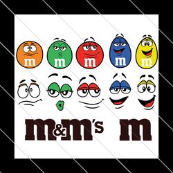 m and ms bundle, trending svg, m and m face, m svg, layered m, m and m, chocolate beans, svg file digital