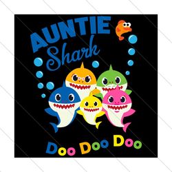 auntie baby shark svg, trending svg, auntie shark svg, baby shark svg, auntie svg, baby shark family, shark family svg,