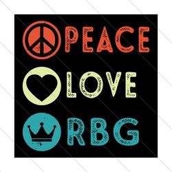 Peach Love RBG Svg,Notorious Rbg Svg,Ruth Bader Ginsburg Svg,Feminist SVG File