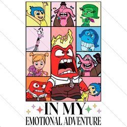 inside out anger in my emotional adventure svg, inside out eras tour svg instant download