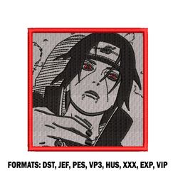Anime Embroidery Pattern Itachi Scared