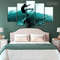 The Surfing Man - Sport 5 Panel Canvas Art Wall Decor.jpg