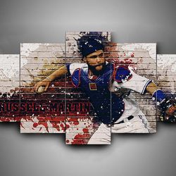 toronto blue jays 1 sport 5 panel canvas art wall decor