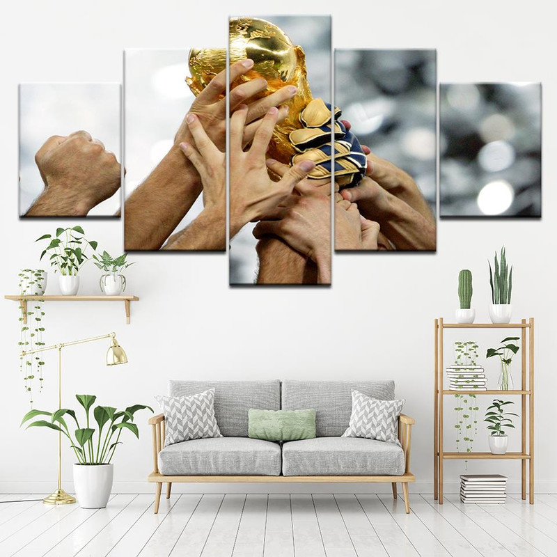 World Cups Teamwork - Sport 5 Panel Canvas Art Wall Decor.jpg