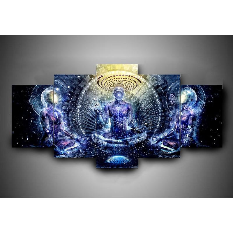 Yoga 2 - Sport 5 Panel Canvas Art Wall Decor.jpg