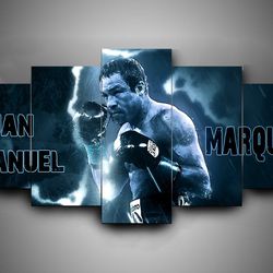 boxing juan manuel mrquez sport 5 panel canvas art wall decor