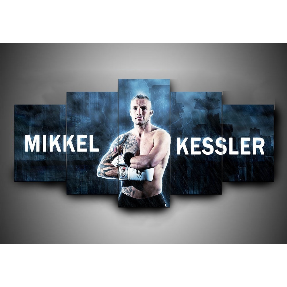 Boxing - Mikkel Kessler - Sport 5 Panel Canvas Art Wall Decor.jpg