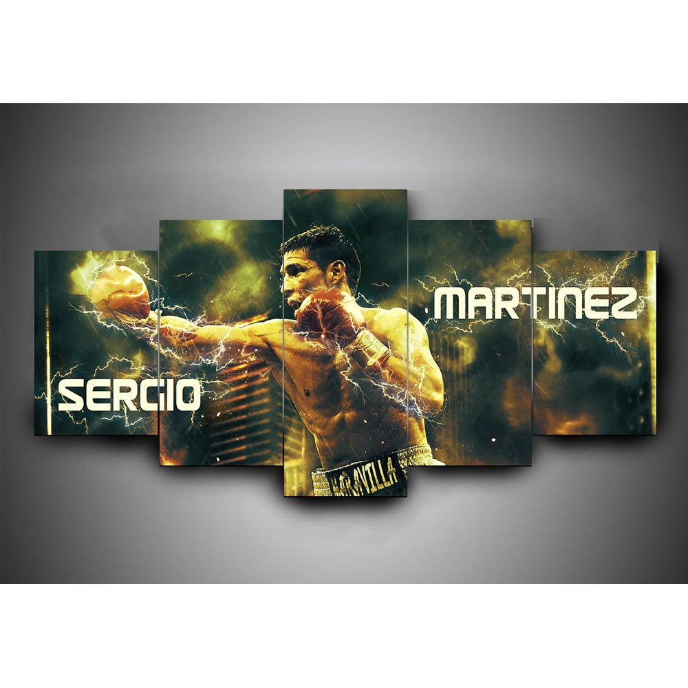 Boxing - Sergio MartNez - Sport 5 Panel Canvas Art Wall Decor.jpg