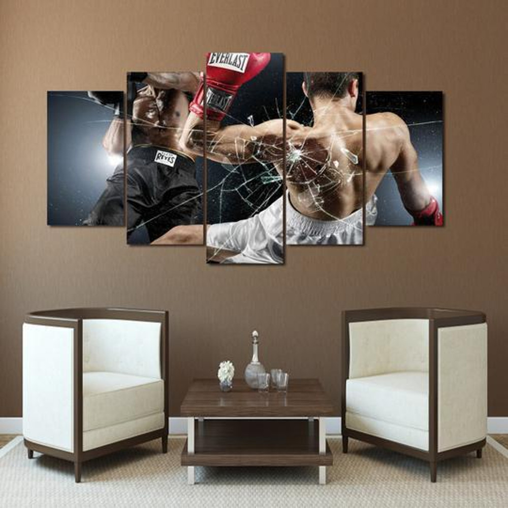 Boxing - Sport 5 Panel Canvas Art Wall Decor.jpg
