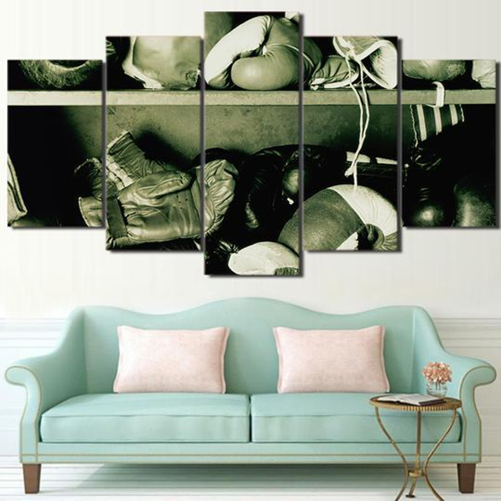 Boxing Gloves - Sport 5 Panel Canvas Art Wall Decor.jpg