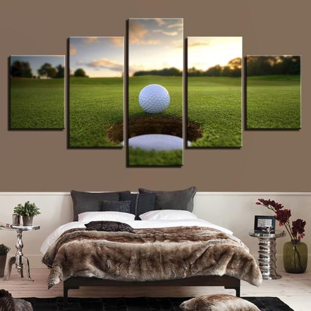 Golf Gimme Putt - Sport 5 Panel Canvas Art Wall Decor.jpg
