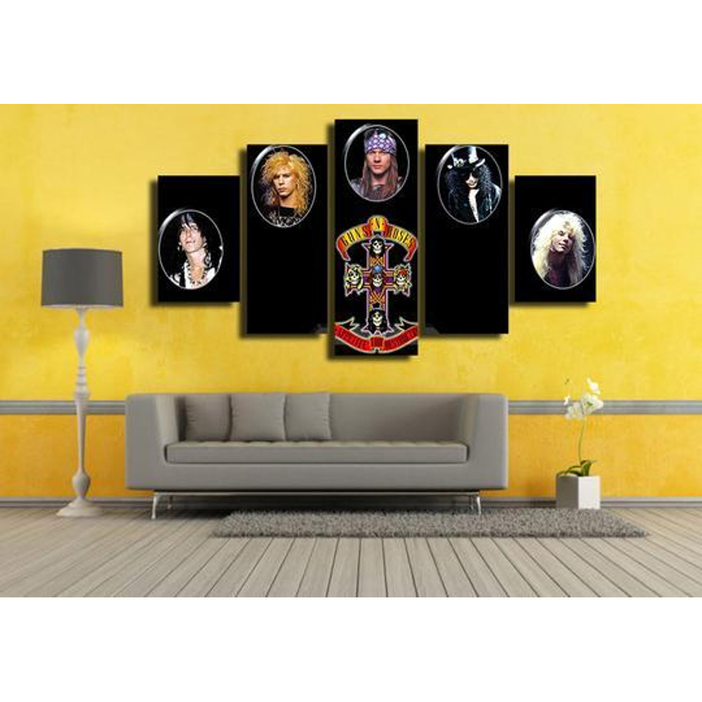 Guns N Roses - Sport 5 Panel Canvas Art Wall Decor.jpg