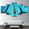 Olympic Swimming Pool Lane Divider - Sport 5 Panel Canvas Art Wall Decor.jpg