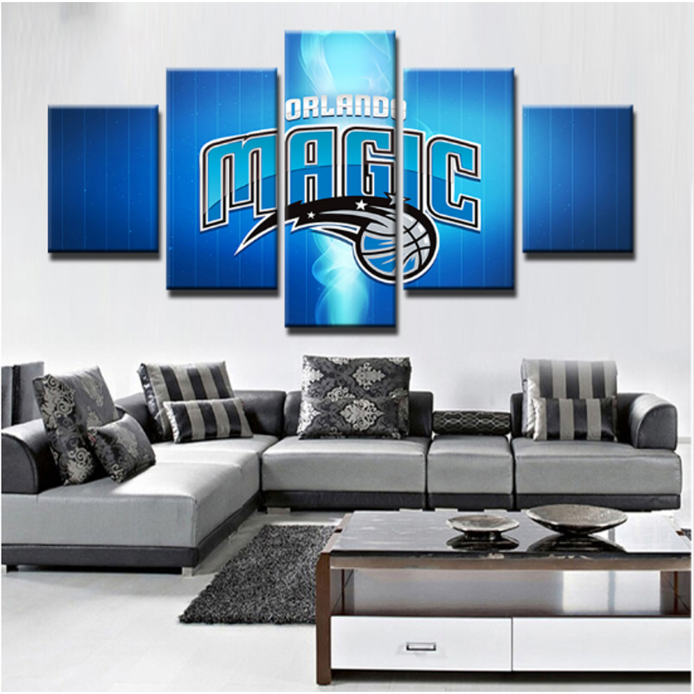 Orlando Magic Sports Boys - Sport 5 Panel Canvas Art Wall Decor.png