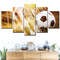 Soccer Ball And Net - Sport 5 Panel Canvas Art Wall Decor.jpg