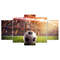 Soccer Football Stadium 1 - Sport 5 Panel Canvas Art Wall Decor.jpg