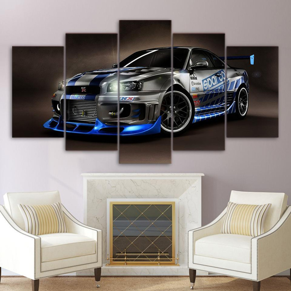 Sport Cool Car - Automative 5 Panel Canvas Art Wall Decor.jpg