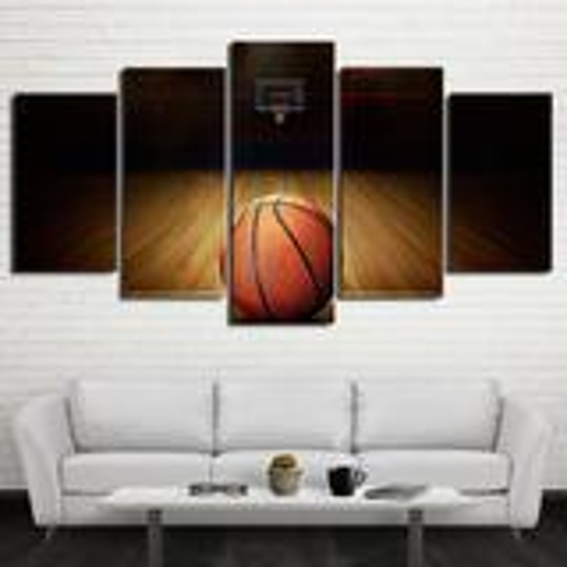 Sports Basketball - Sport 5 Panel Canvas Art Wall Decor.jpg