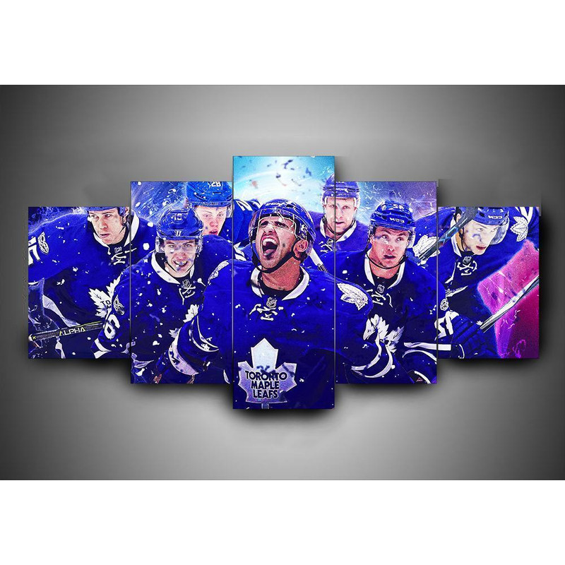 Toronto Maple Leafs - Team - Sport 5 Panel Canvas Art Wall Decor.jpg