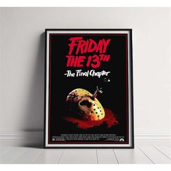 Friday the 13th The Final Chapter Movie Poster,