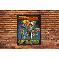 Goldrunner 1980 Classic Action Artwork Cover Poster qq
