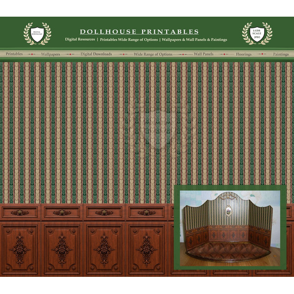 Wallpapers- Set 1 Digital Downloads for Dollhouses-Printables in Scale 112  (8).jpg