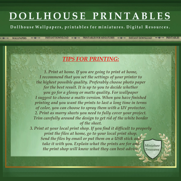 Wallpapers-  Digital Downloads for Dollhouses-Printables in Scale 112 (3).jpg