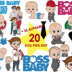The Boss Baby Svg Bundle, Baby Boss Clipart Svg, Baby Boss Bundle Svg