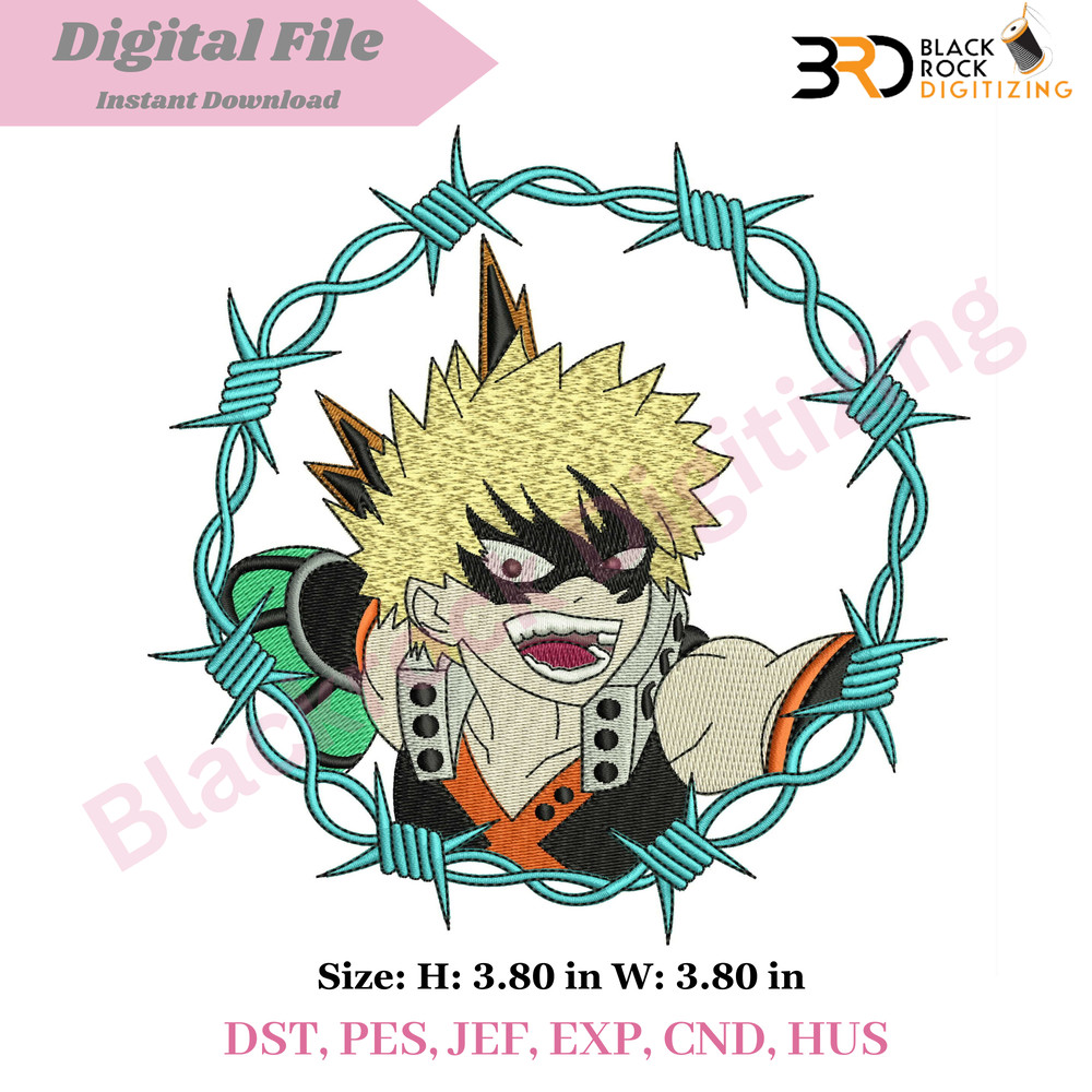 Katsuki Bakugo Embroidery Design.png