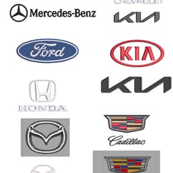 machine embroidery car logo