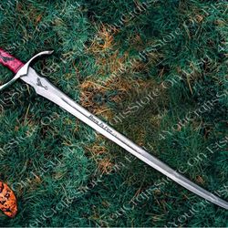 custom wheel of time sword, viking sword, buster sword, hand forged longsword,best gift sword,