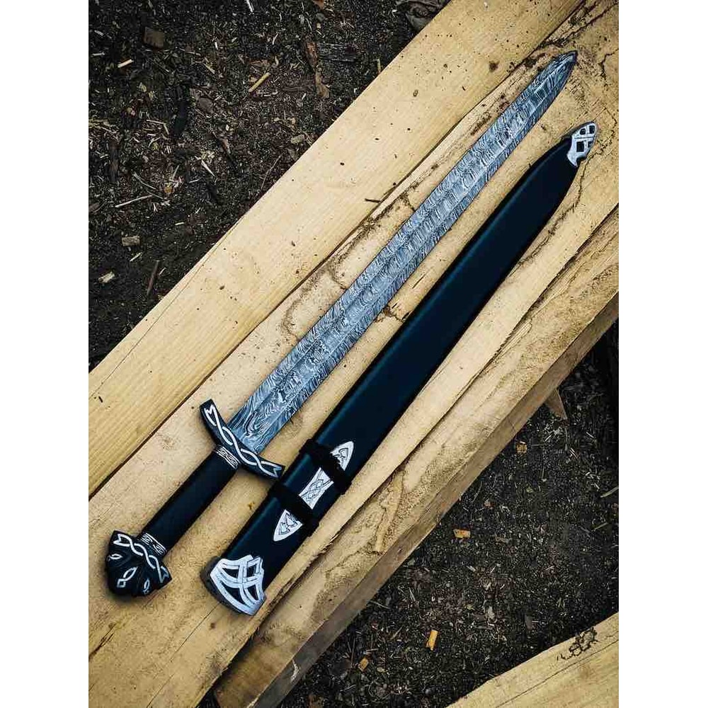 Handmade Vikings Sword Norseman Sword Ragnar Sword Damascus Steel Vikings Sword Christmas Gift