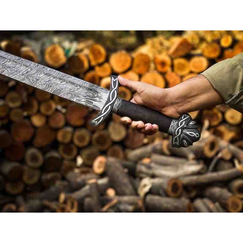Handmade Vikings Sword Norseman Sword Ragnar Sword Damascus Steel Vikings Sword Christmas Gift