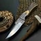 Hunting Knife Handmade D2 Steel Camping Knife Best Gift For Him Christmas Gift For Boyfriend 0