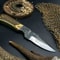Hunting Knife Handmade D2 Steel Camping Knife Best Gift For Him Christmas Gift For Boyfriend 1