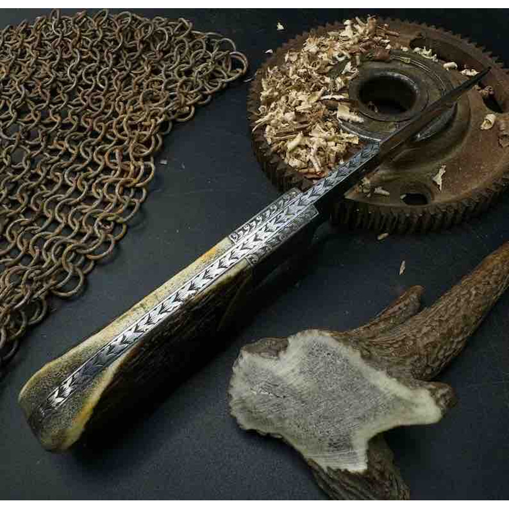 Hunting Knife Handmade D2 Steel Camping Knife Best Gift For Him Christmas Gift For Boyfriend 2