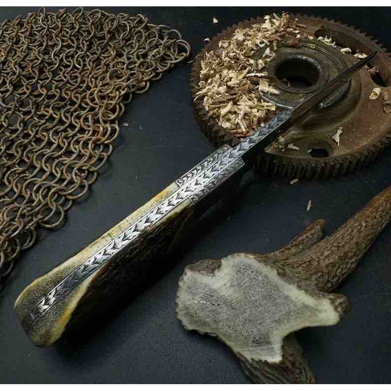 Hunting Knife Handmade D2 Steel Camping Knife Best Gift For Him Christmas Gift For Boyfriend 2