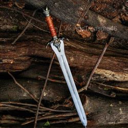 handcrafted conan's father sword replica - legendary blade of strength, barberian sword , groomsmen sword