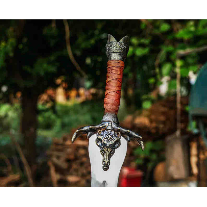 Handcrafted Conans Father Sword Replica  Legendary Blade Of Strength Barberian Sword  Groomsmen Sword 1