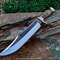 Hunting Bowie Knife Handmade Outdoor Knife Christmas Gift Bushcraft Knife Camping Knife Anniversary Gift 1