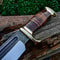 Hunting Bowie Knife Handmade Outdoor Knife Christmas Gift Bushcraft Knife Camping Knife Anniversary Gift 2