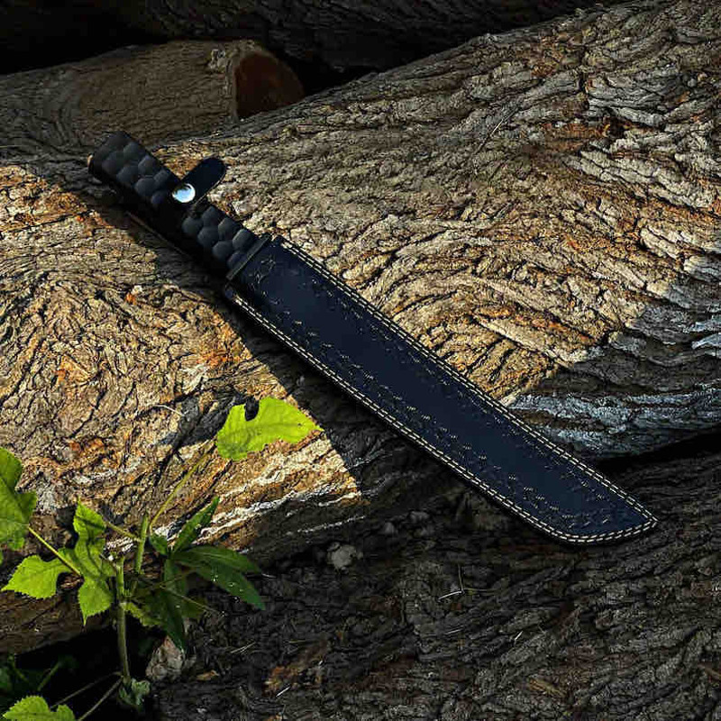 Tanto Knife  Hunting Tanto Knife  Outdoors Carbon Steel Knife  Christmas Gift Groomsmen Gift  Tanto Blade 3