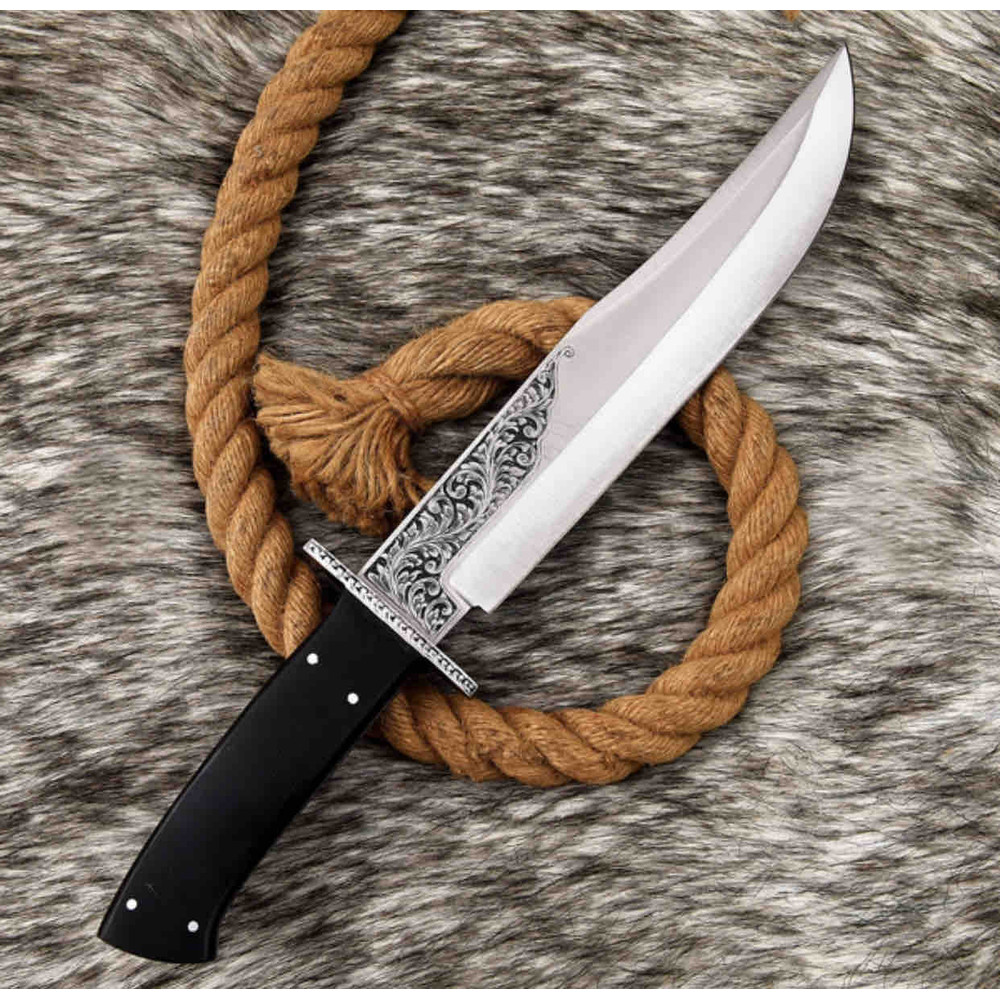 Hunting Knife For Outdoors  Engraved Hunting Bowie Knife  Christmas Gift Anniversary Gift Gift For Boyfriend 0