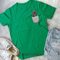 cute frenchies french bulldog for dog lovers pocket owner t-shirt unisex t-shirt