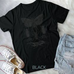 insect bug collection shirt moth stag beetle cicada t-shirt unisex t-shirt
