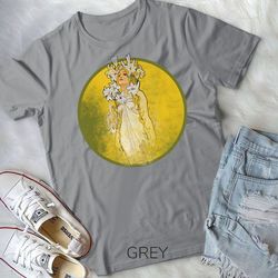 vintage art nouveau shirt alphonse mucha lily t-shirt t-shirt unisex t-shirt