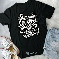 rocking cerebral palsy t-shirt - cp awareness unisex t-shirt